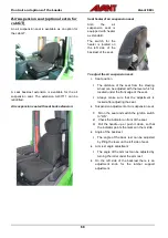 Preview for 68 page of AVANT STAGEV 860i Operator'S Manual