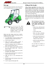 Preview for 99 page of AVANT STAGEV 860i Operator'S Manual