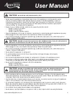 Preview for 3 page of Avantco Equipment 177IC3500 User Manual