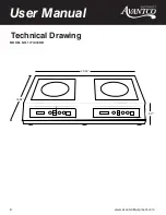 Preview for 8 page of Avantco Equipment 177IC35DB User Manual