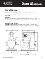 Предварительный просмотр 5 страницы Avantco Equipment 177MIX8BK User Manual