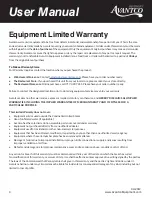 Preview for 4 page of Avantco Equipment 177S30 User Manual