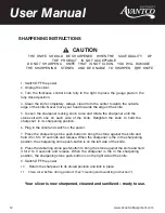 Preview for 12 page of Avantco Equipment 177SL612A User Manual