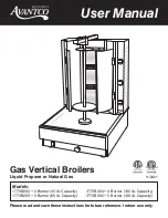 Avantco Equipment 177VB202 User Manual preview