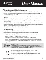 Preview for 7 page of Avantco 177CU30ETL User Manual