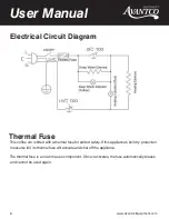 Preview for 8 page of Avantco 177CU30ETL User Manual