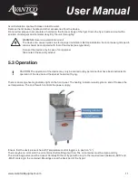 Preview for 11 page of Avantco 177EF40B User Manual