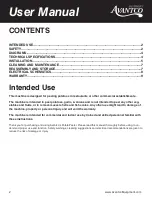 Preview for 2 page of Avantco 177PPC22 User Manual