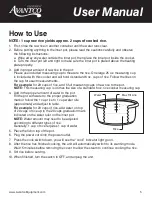 Preview for 5 page of Avantco 177RCA40 User Manual