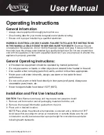 Preview for 7 page of Avantco 177W43 User Manual