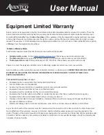 Preview for 5 page of Avantco 177WB8L User Manual