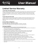 Preview for 19 page of Avantco 194UC120A User Manual