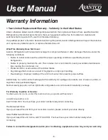 Preview for 8 page of Avantco 360ADC4HC User Manual