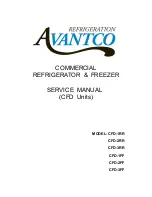 Preview for 1 page of Avantco CFD-1FF Service Manual