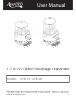 Avantco DHC-13 User Manual preview