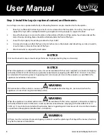 Preview for 6 page of Avantco FF300 User Manual