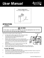 Preview for 10 page of Avantco FF300 User Manual