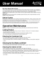 Preview for 4 page of Avantco GDC10 User Manual