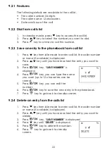 Предварительный просмотр 22 страницы avantec DT910 User Manual