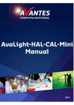 Preview for 1 page of Avantes AvaLight-Hal-CAL-Mini Manual