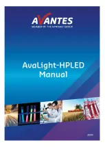 Preview for 1 page of Avantes AvaLight-HPLED Manual