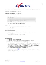 Preview for 4 page of Avantes DA-SHUTTER Operation And Installation Manual