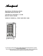 Предварительный просмотр 1 страницы Avantgarde BWC-30SF Instruction Manual