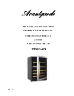 Avantgarde TBWC-46S Instruction Manual preview