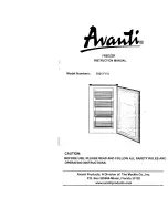 Preview for 1 page of Avanti 398VFYW Instruction Manual