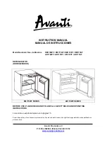 Предварительный просмотр 1 страницы Avanti AR170WF Instruction Manual