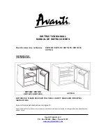 Предварительный просмотр 1 страницы Avanti AR1754B Instruction Manual