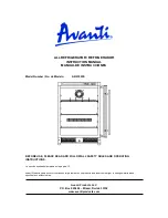 Предварительный просмотр 1 страницы Avanti AR5102SS Instruction Manual