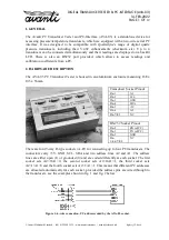 Avanti AVA-03 Quick Start Manual preview