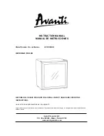 Avanti BCA193BG-1 Instruction Manual preview