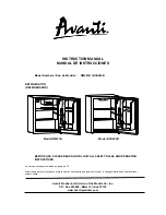 Предварительный просмотр 1 страницы Avanti BCA244B Instruction Manual