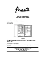 Avanti BCA5003PS Instruction Manual предпросмотр