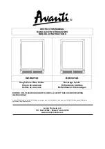 Предварительный просмотр 1 страницы Avanti BVB52T4S Instruction Manual