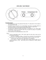 Preview for 10 page of Avanti CF211G Instruction Manual