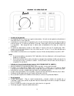 Предварительный просмотр 18 страницы Avanti CFC86F0WG Instruction Manual