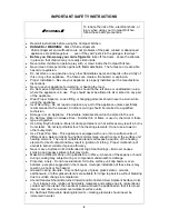 Предварительный просмотр 6 страницы Avanti CK30-1 Instruction Manual