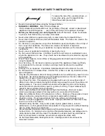 Предварительный просмотр 5 страницы Avanti CK36-1 Instruction Manual