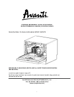 Avanti DW6PS Instruction Manual preview