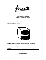 Avanti EC15W-2 Instruction Manual предпросмотр