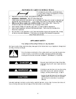 Preview for 3 page of Avanti Elite WCDD108E3S Instruction Manual