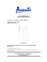 Avanti EWC12 Instruction Manual preview