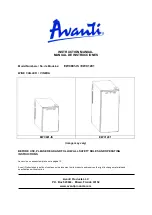 Avanti EWC1201 Instruction Manual preview