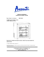 Avanti EWC1601B Instruction Manual preview