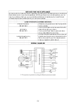 Предварительный просмотр 13 страницы Avanti FF116B0W Instruction Manual