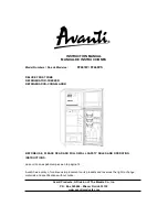 Preview for 1 page of Avanti FF447 Instruction Manual