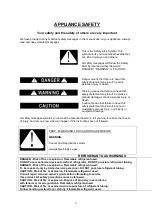 Preview for 3 page of Avanti FFVF140D0W Instruction Manual